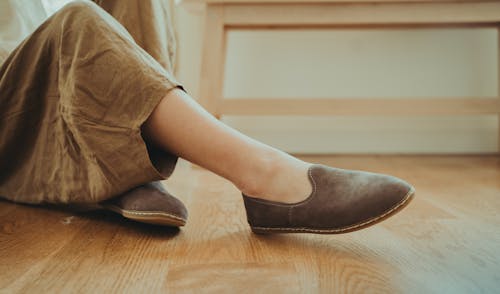 Woman Legs on Floor