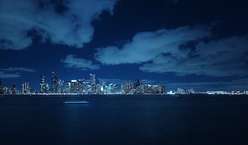 Urban Skyline at Night