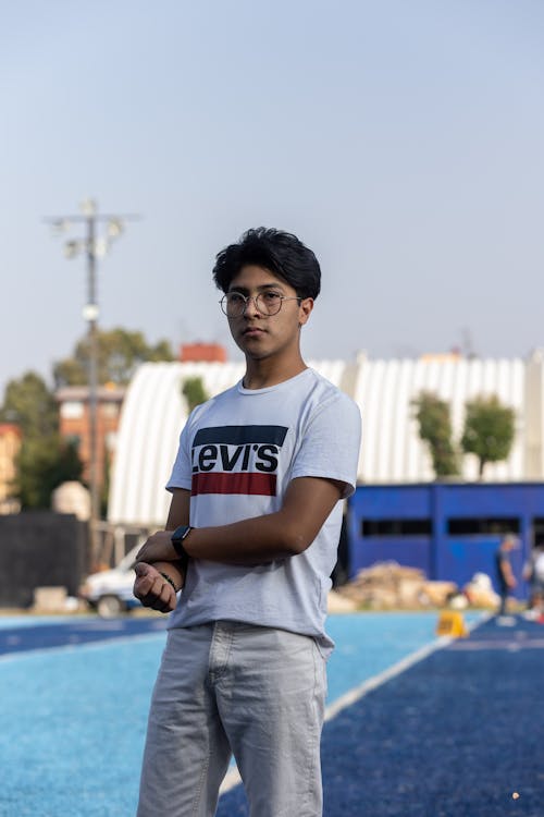 Portrait of Man in T-shirt