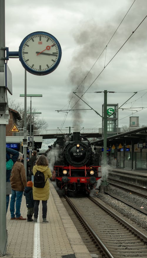 기관차, 기차, 담배를 피우다의 무료 스톡 사진