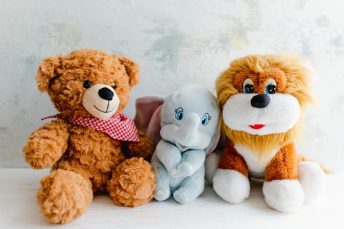 Close Up Photo of Plush Toys