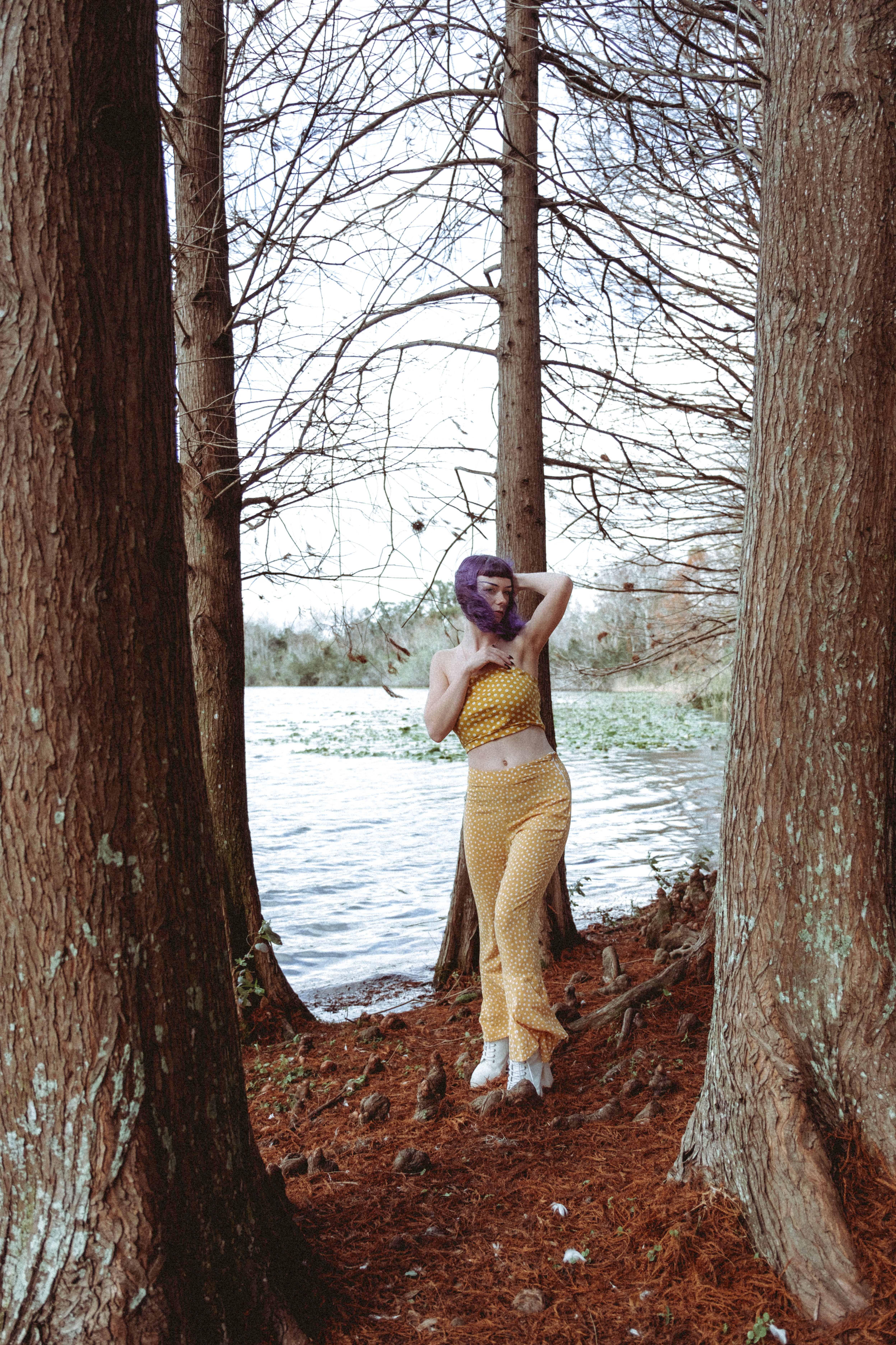 Woman Forest Bathing · Free Stock Photo
