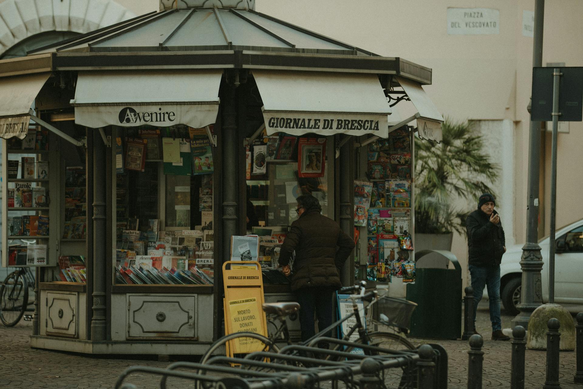 Kiosk in City