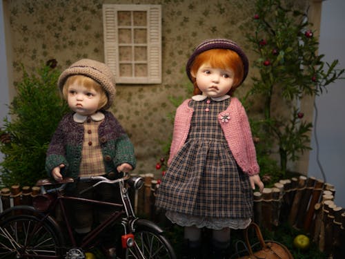 Gratis Immagine gratuita di bambole, bicicletta, decorazione Foto a disposizione
