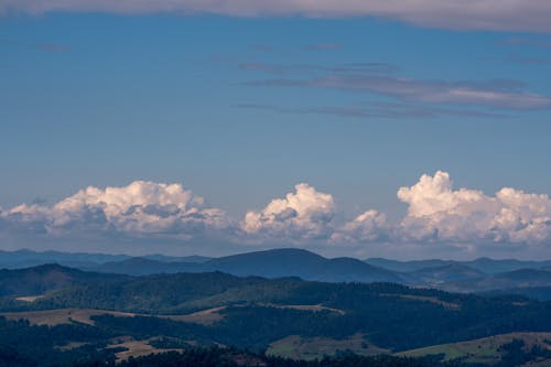 Darmowe zdjęcie z galerii z chmury, fotografia lotnicza, krajobraz