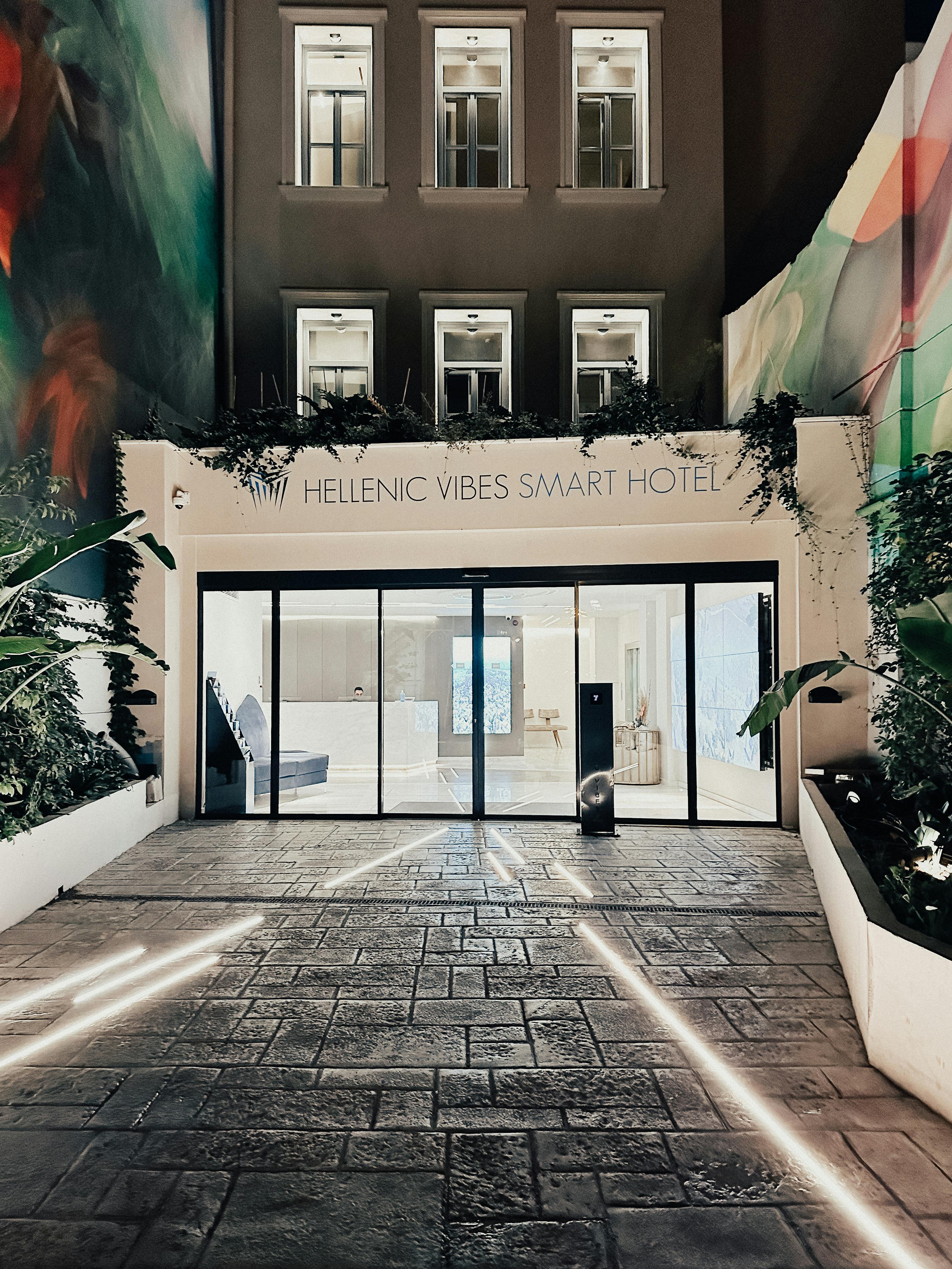 exterior of a sleek business hotel Ueno