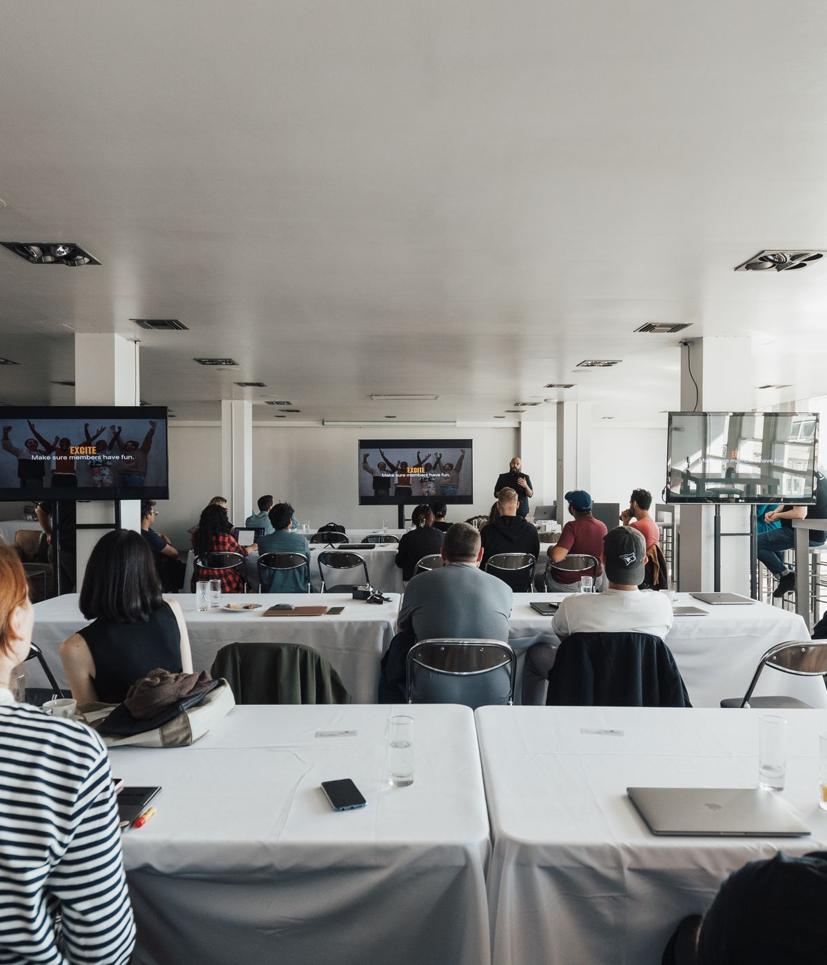 Technology workshop used as illustrative editorial imagery