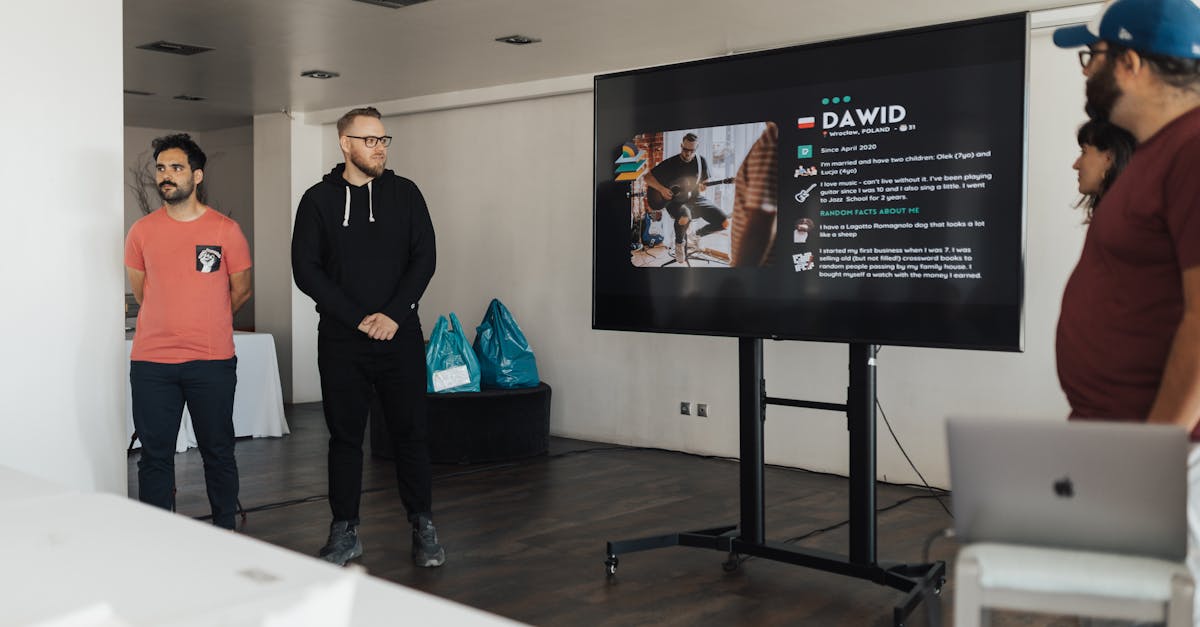 Man Giving a Killer Presentation in Meeting