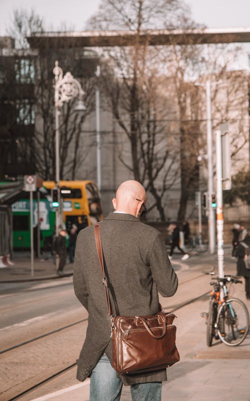 Man Walking on Street