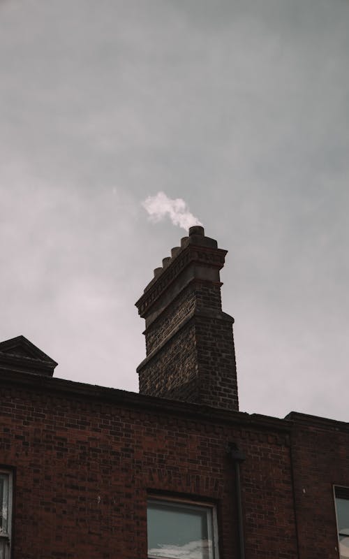 Brick Building with Chimney