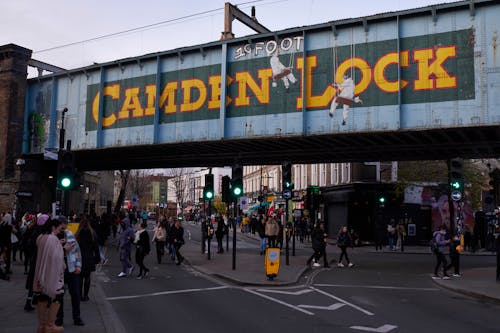 Graffiti on Viaduct Wall in London