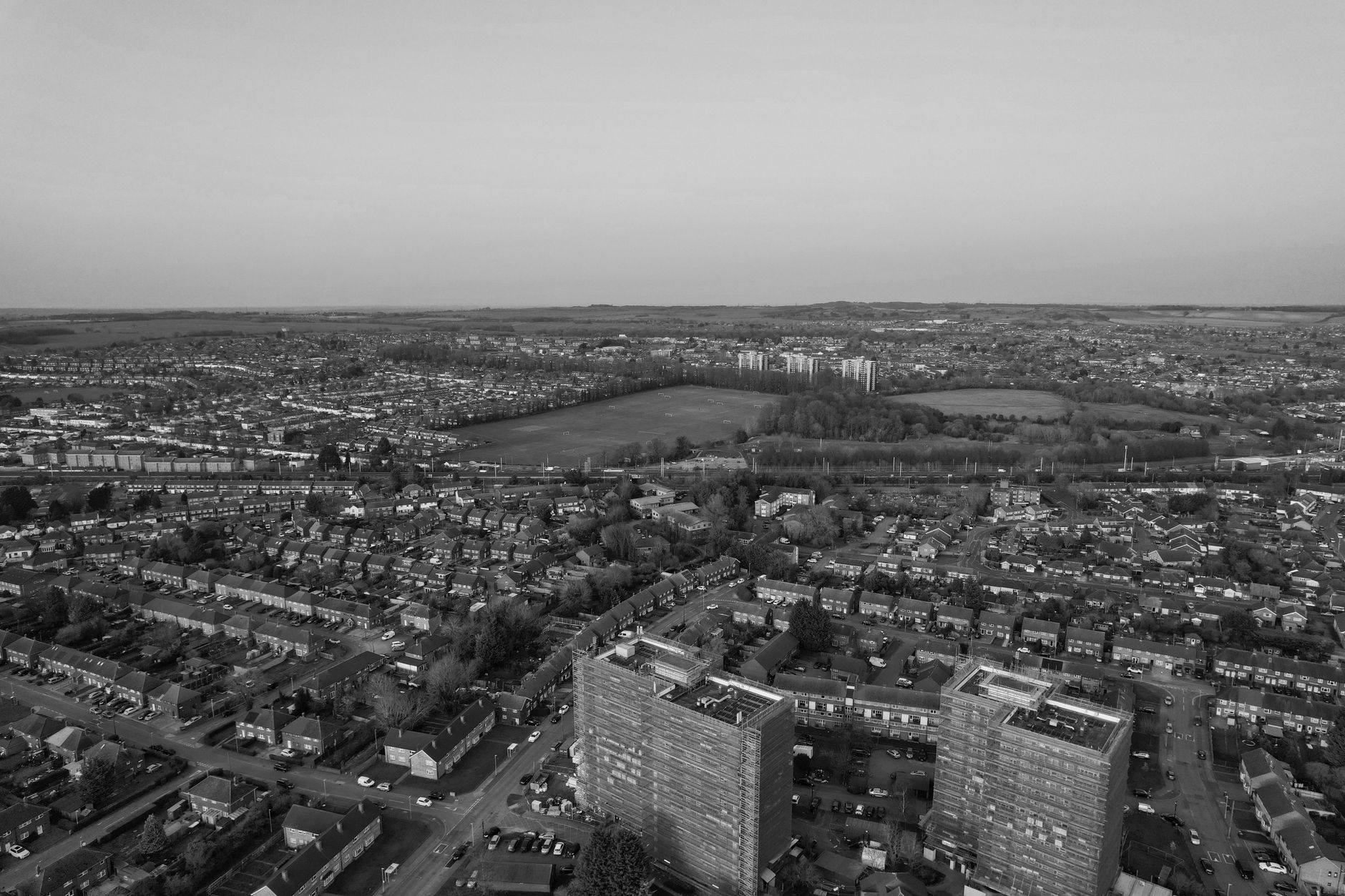 Luton skyline