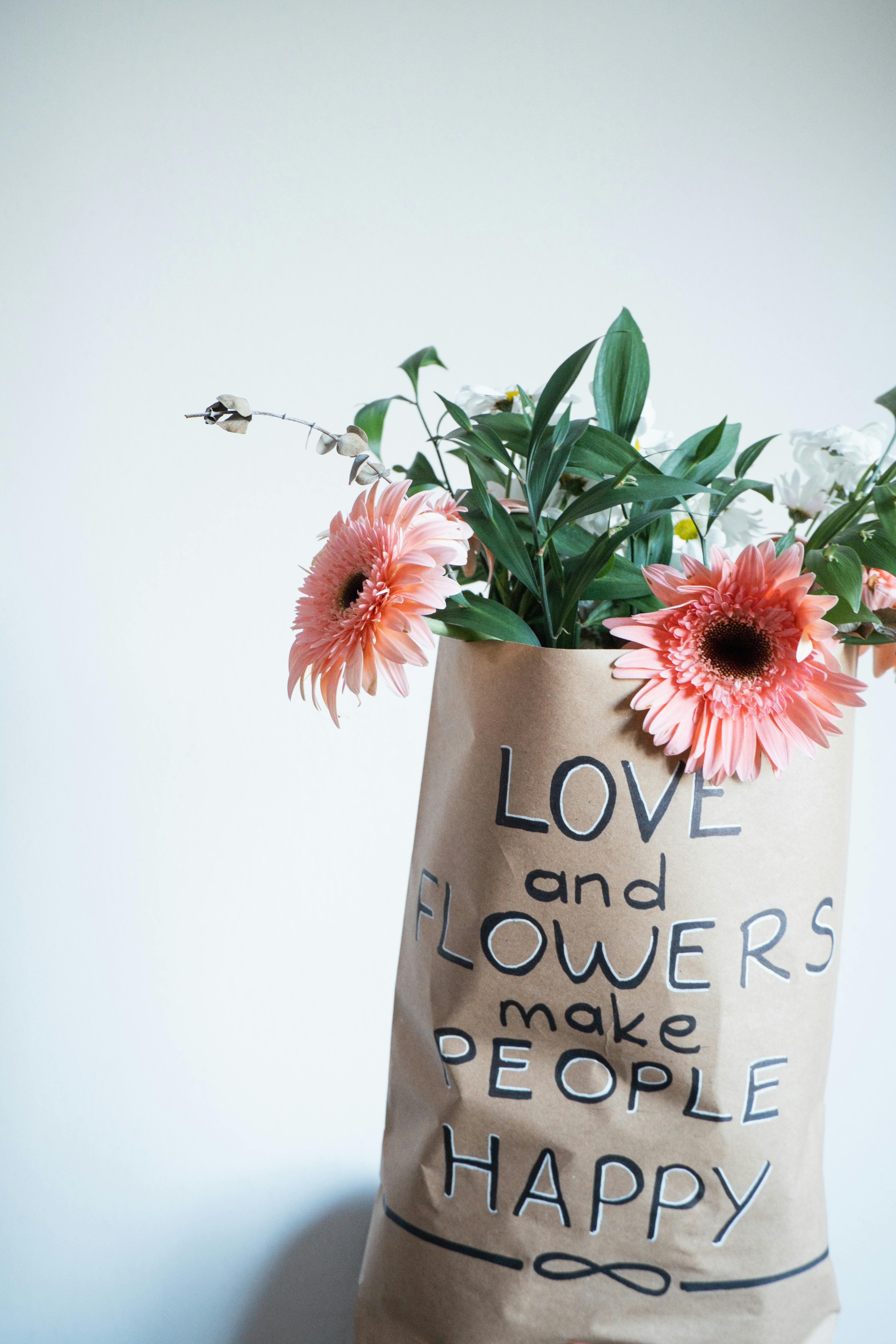 Flowers in a Bag · Free Stock Photo