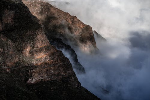 山岳, 山脈, 極端な地形の無料の写真素材