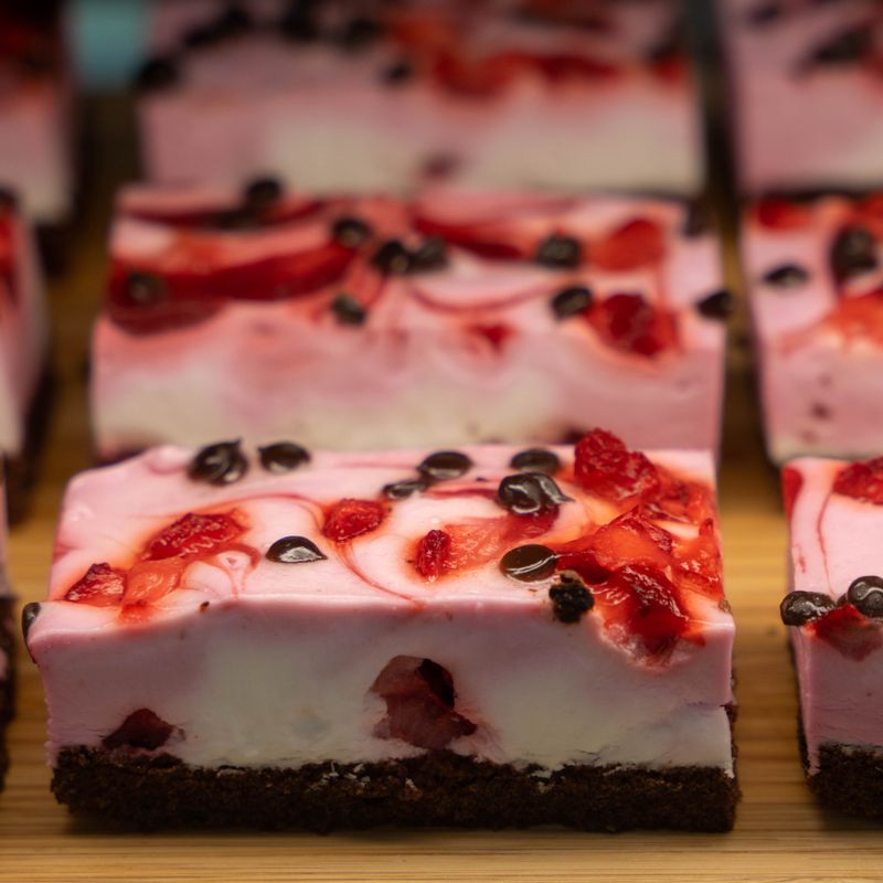 Air Fryer Cream Cheese Marbled Blondies