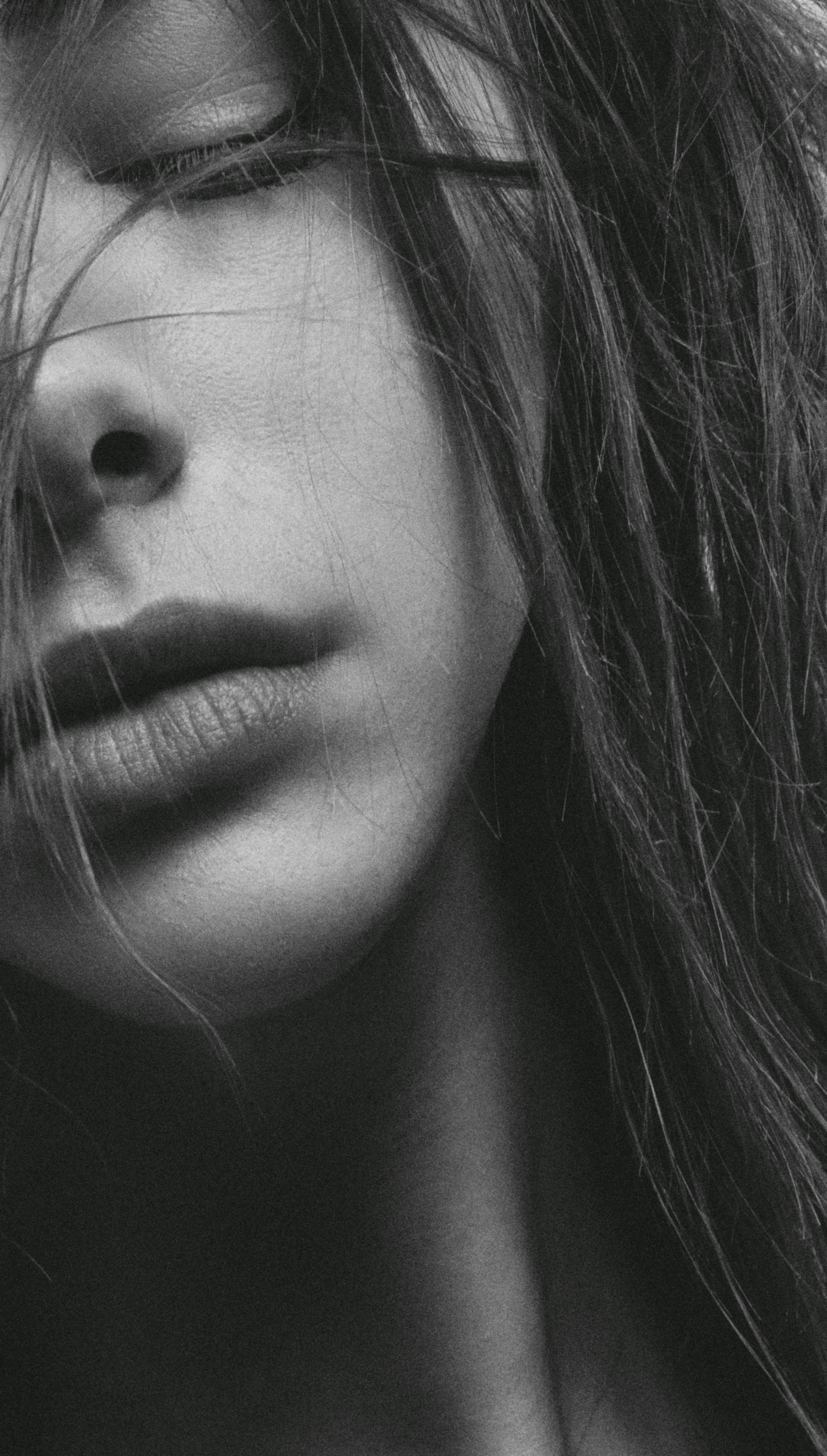 Man Posing with Red Paint over Eyes · Free Stock Photo