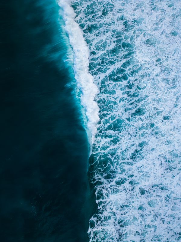 Aerial View of a Sea · Free Stock Photo