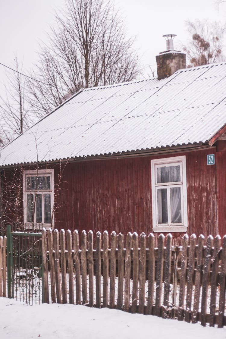 Photo Of A House With Fence