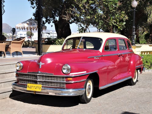 A Red Chrysler Windsor