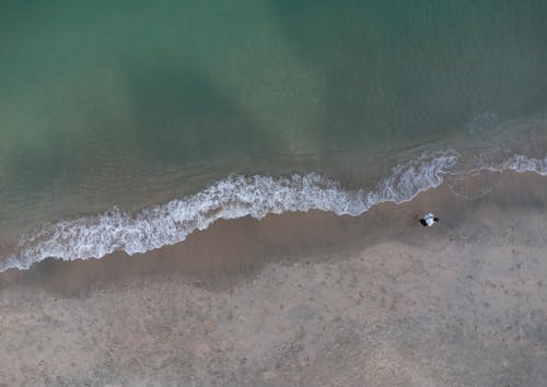 Gratis stockfoto met botsen, dronefoto, golven