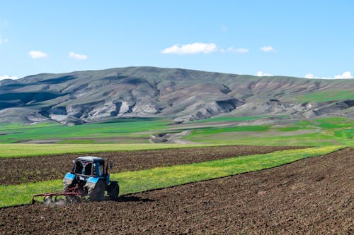 A Tractor on a Crop