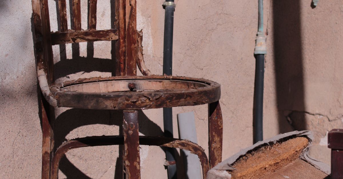 Decayed Chair Old Wooden Chair in Decay · Free Stock Photo