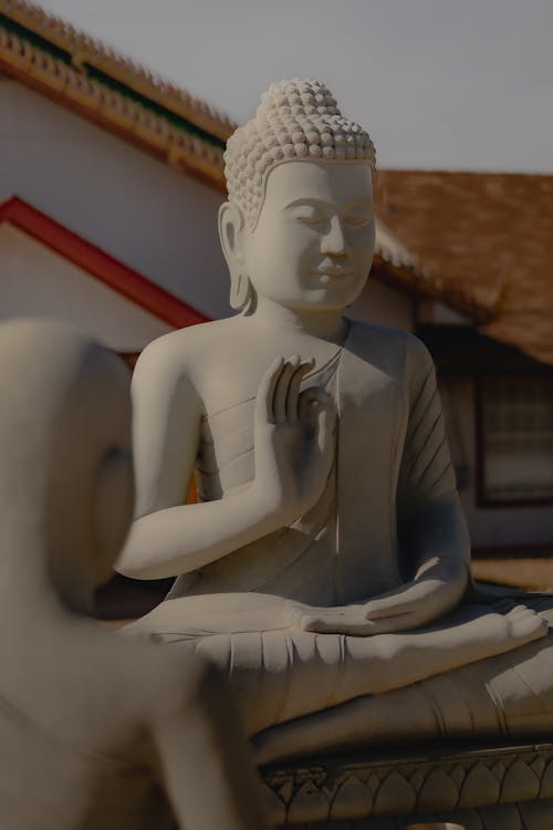 Stone Buddha Statue Outdoors