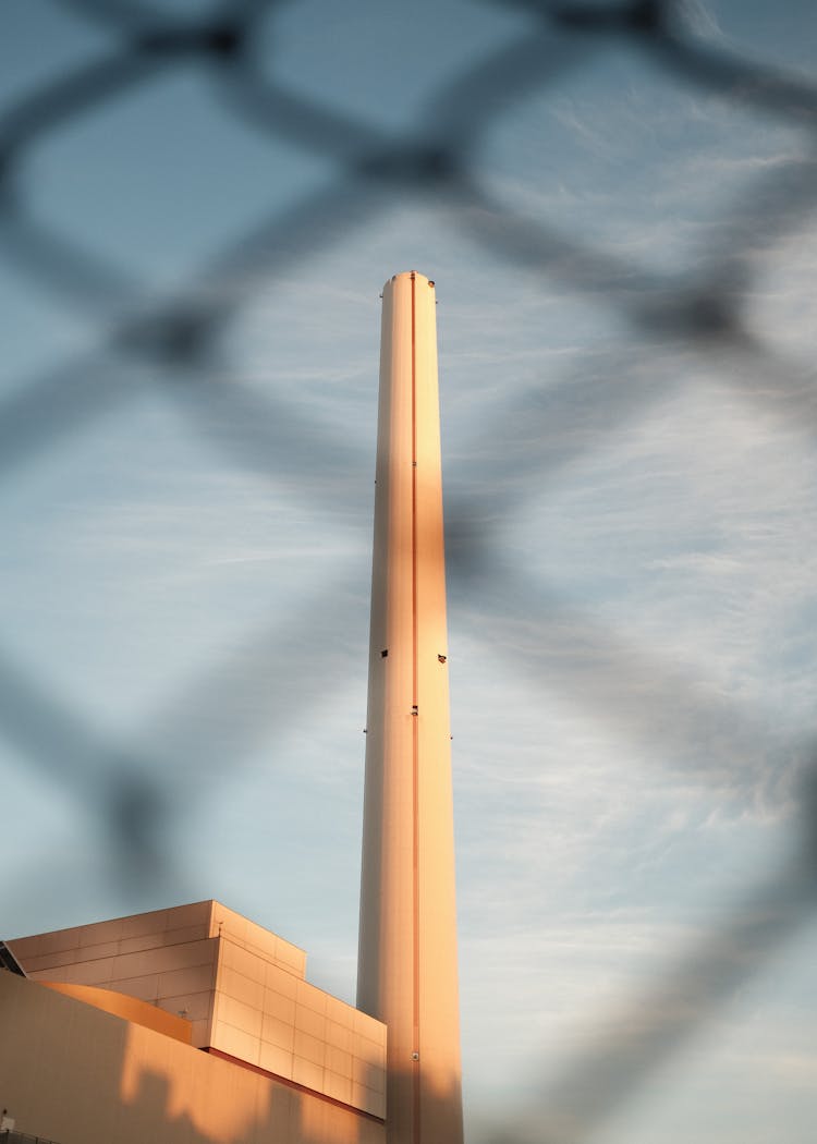 Chimney Behind Net