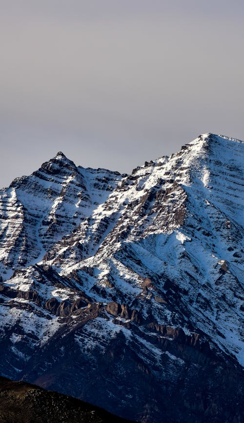 Cloud over Mountains in Snow