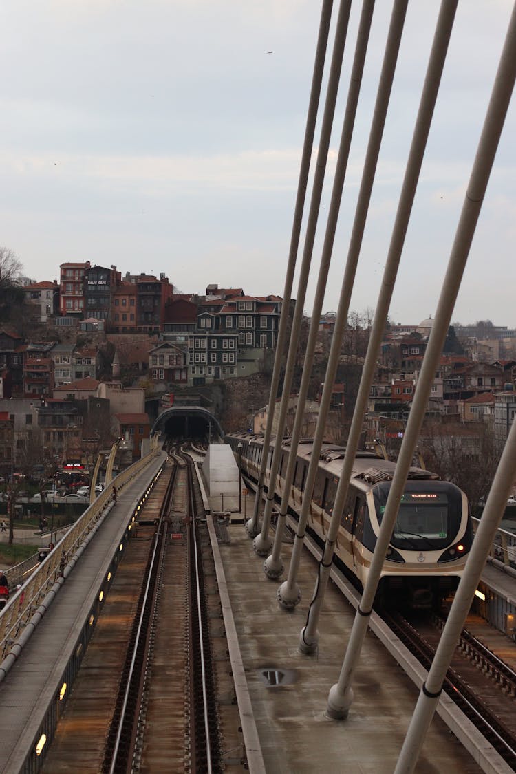 Metro Train In Istanbul