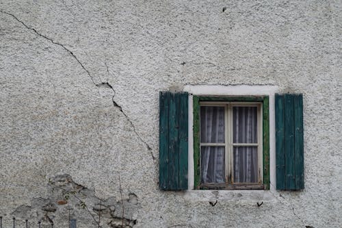 Window on Concrete Wall 
