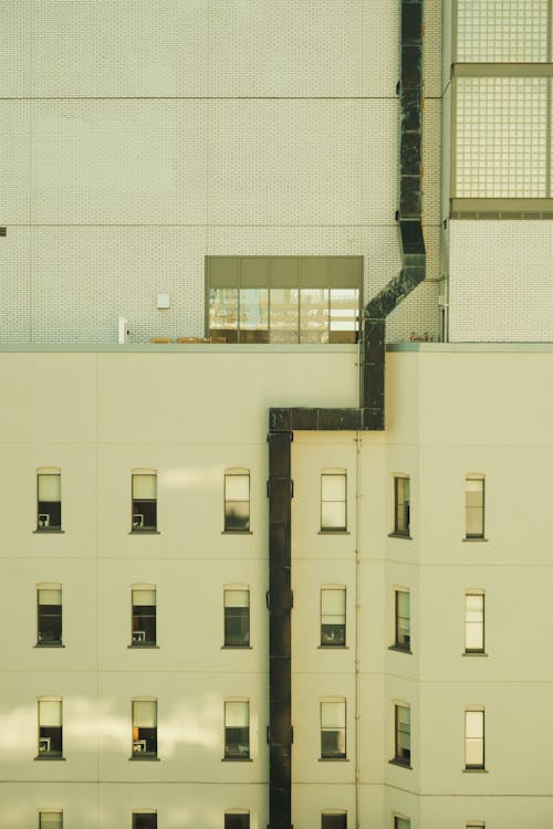 Building Exterior of a Residential Block in City 