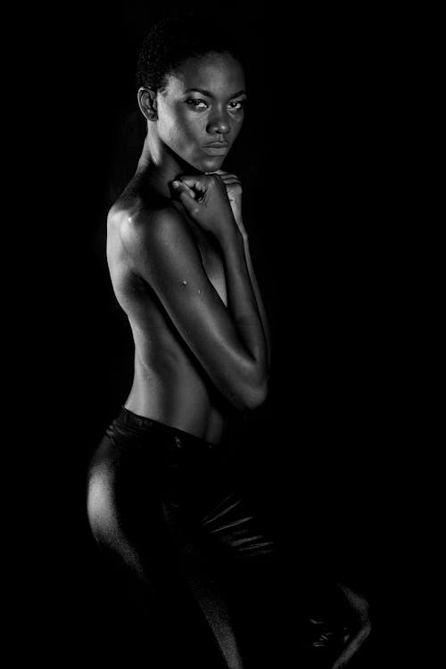 Gratis lagerfoto af afroamerikansk kvinde, erotisk, hudfarvet