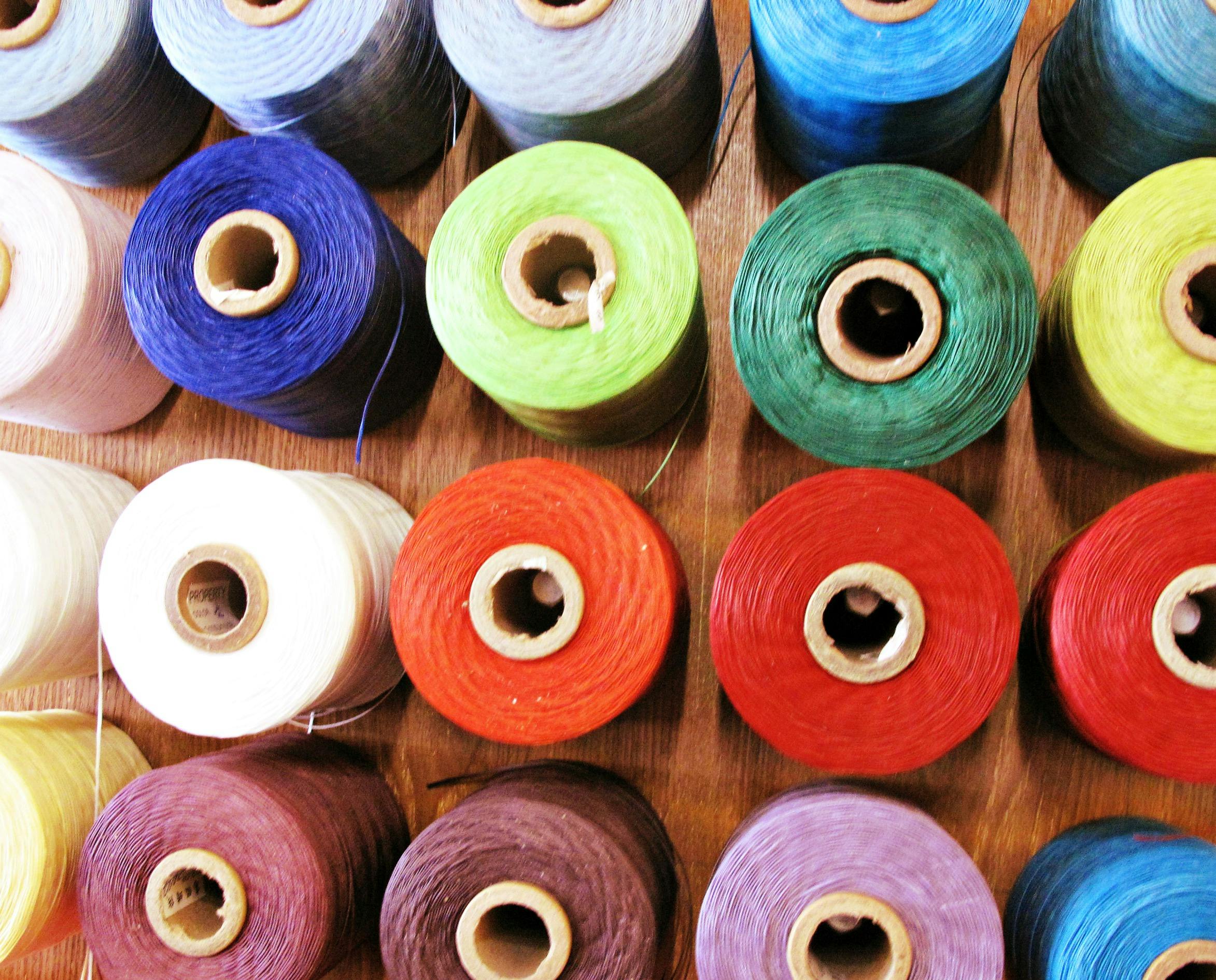 Free stock photo of Colored yarns