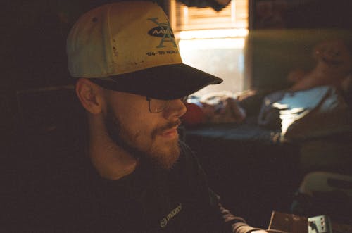 Man Wearing a Cap