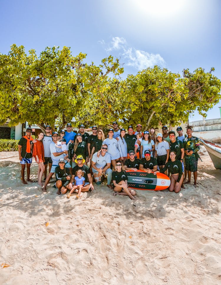 Group Photo Of A People Under The Tree