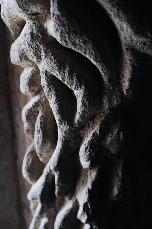 Close-up of a Rock Formation Surface 