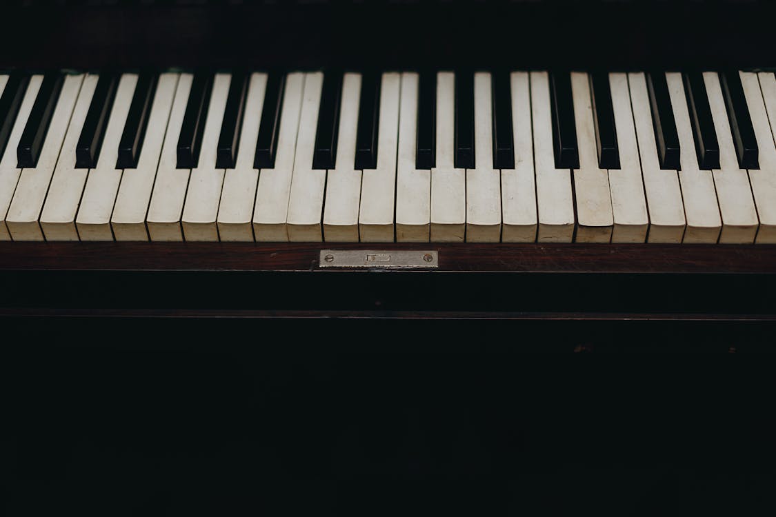 Free Photo of Piano Keys Stock Photo