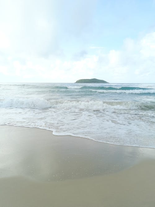 Waves Crashing on the Shore 