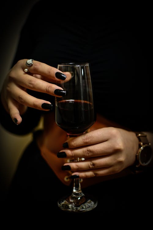 Photo of Person holding a Wine Glass