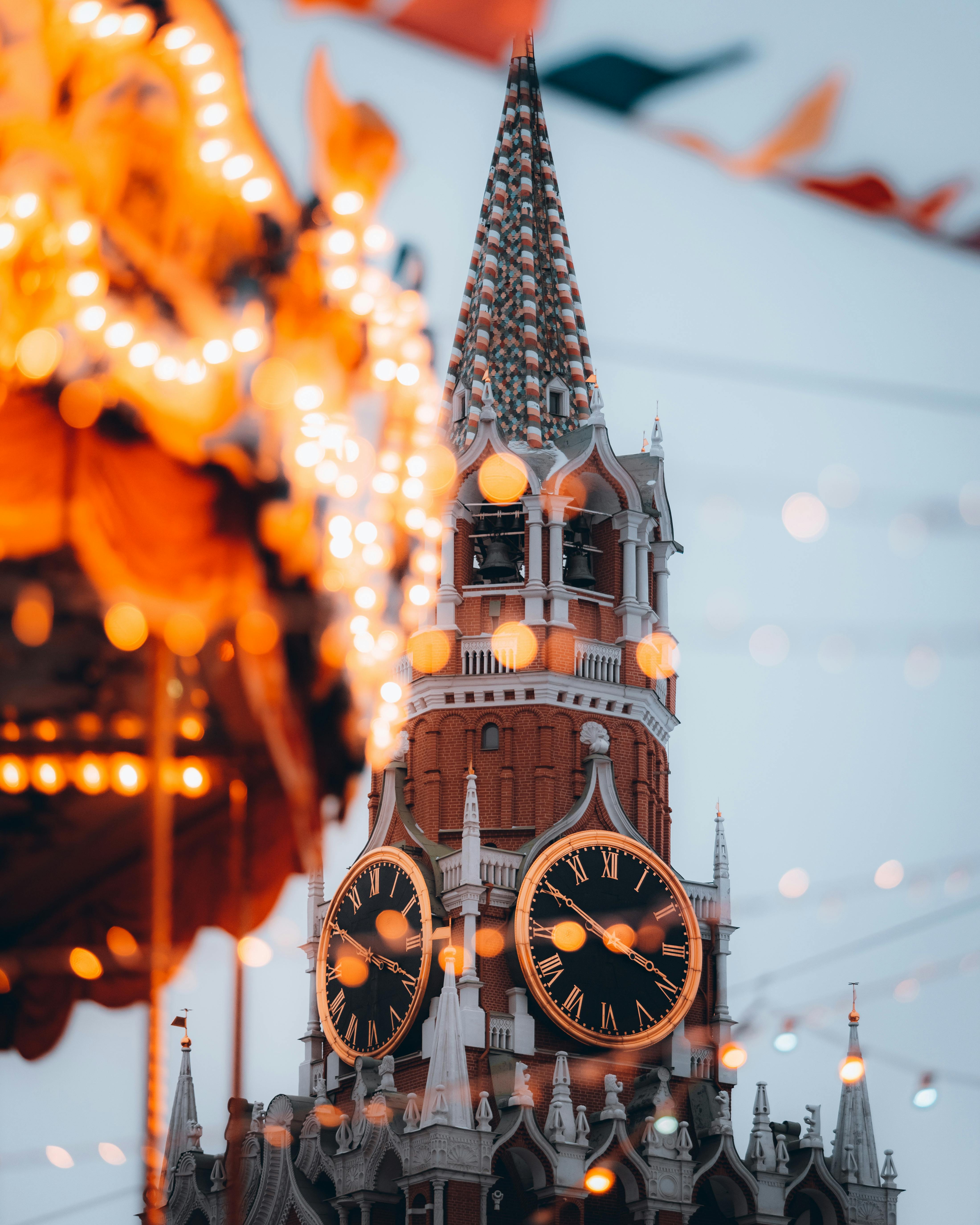 clock tower in moscow