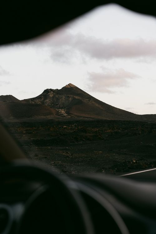 Full Rear Window Back Window Mountains View on Mountain in Wild Landscape from Car Window · Free Stock Photo