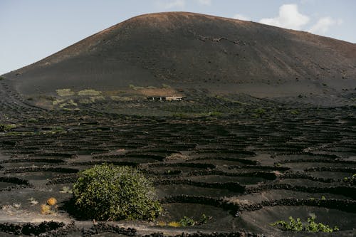 Craters in Mountain Landscape