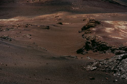 Desert Landscape with Rocks 