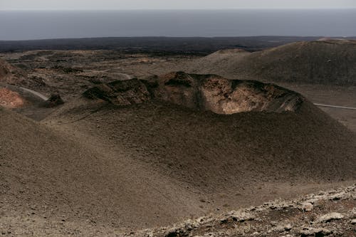 Sand Hills in Mountains Landscape