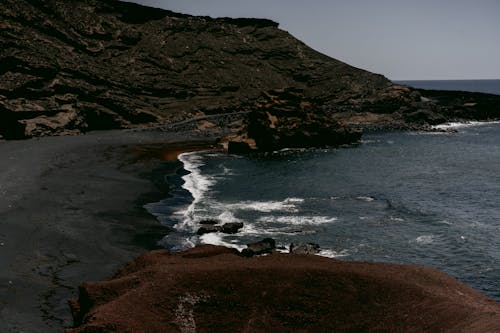 Ingyenes stockfotó fekete, hegyek, óceán témában