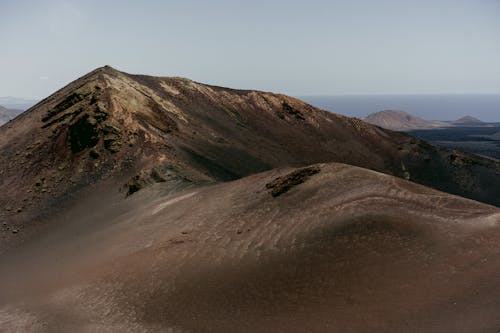 Imagine de stoc gratuită din a închide, cer gri, crater