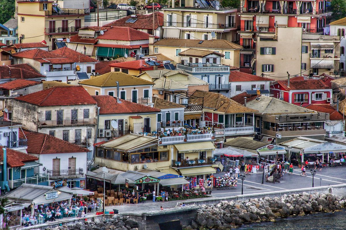 Parga, an island in the Ionian Sea, an island in the Ionian Sea