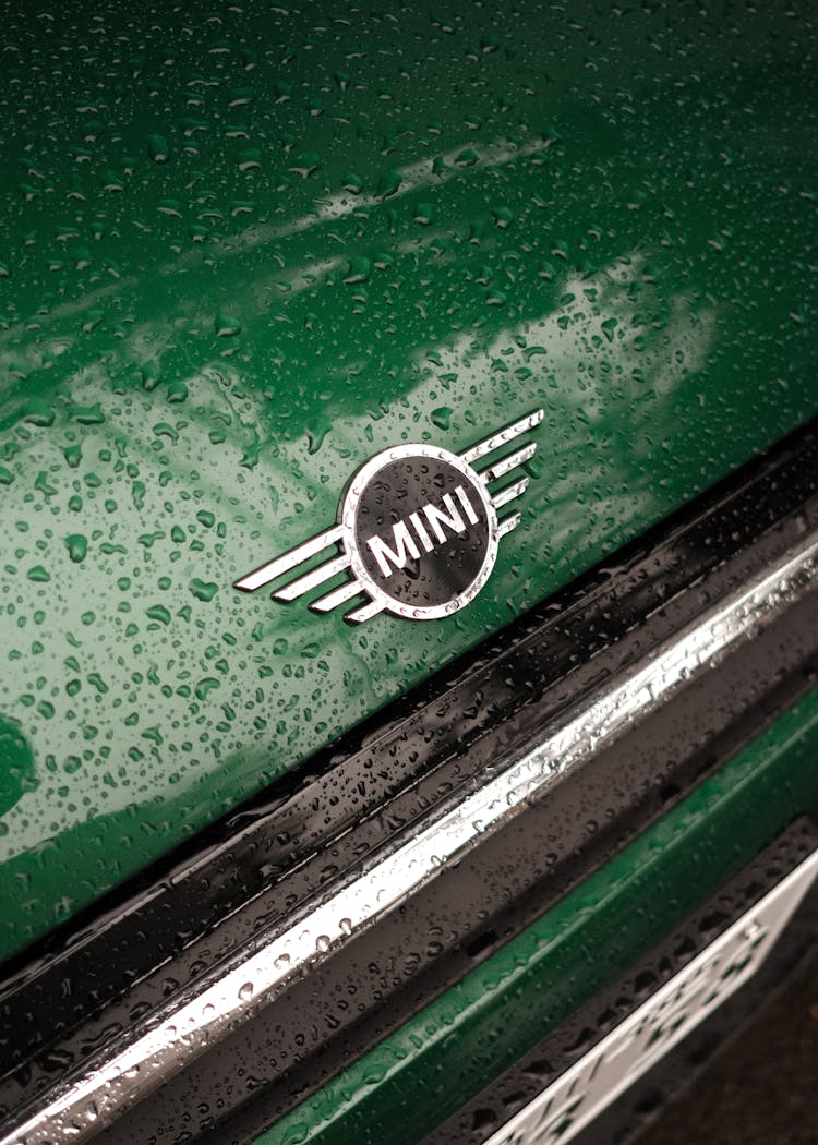 Close-up Of A Logotype Sign Of Mini Cooper