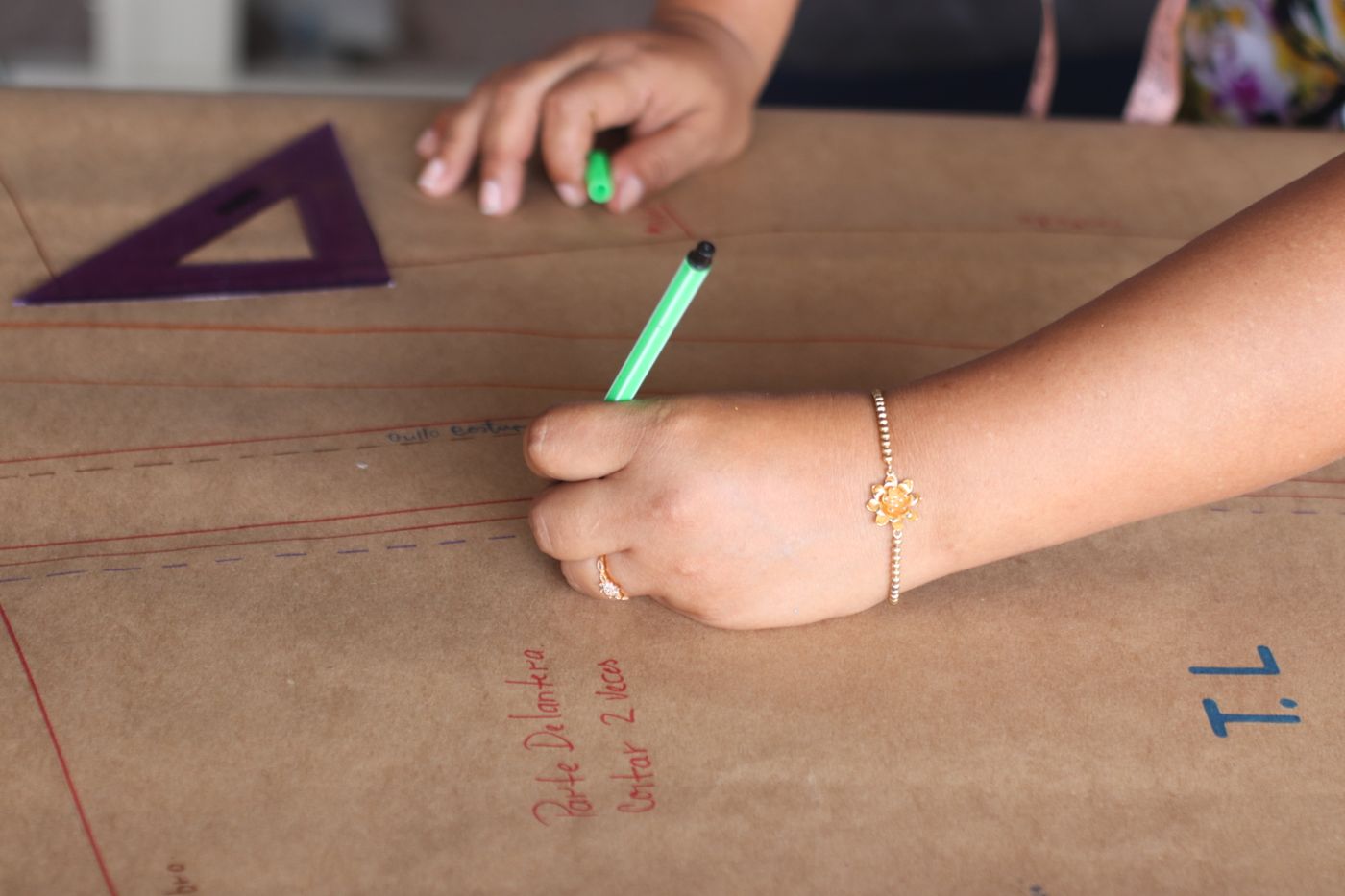 Careful assessment of fabric and pattern before treatment
